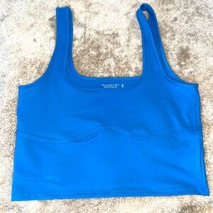 Brand New Abercrombie & Fitch Blue Crop Tank Top XL